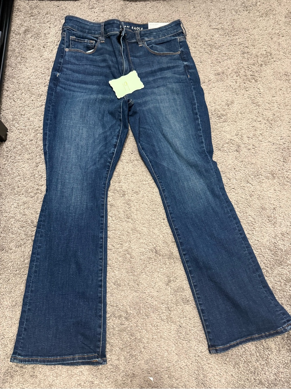 American Eagle high rise skinny kick 12 x-short